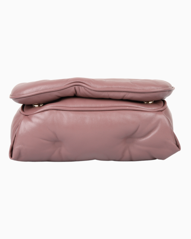Bolsa Maison Margiela Original Tiracolo Glam Slam Flap lilás Feminina