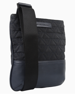 Bolsa Empório Armani Crossbody Azul e Preta