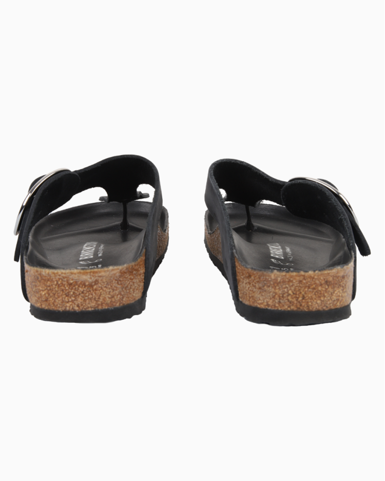 Sandália Birkenstock Original Gizeh Big Buckle Preta Feminina