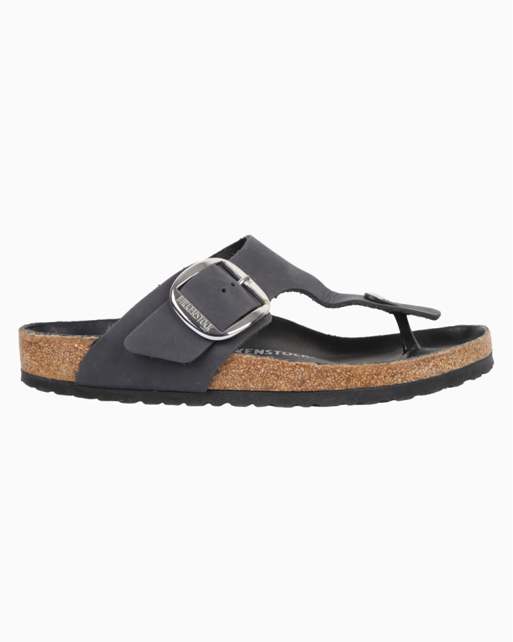 Sandália Birkenstock Original Gizeh Big Buckle Preta Feminina