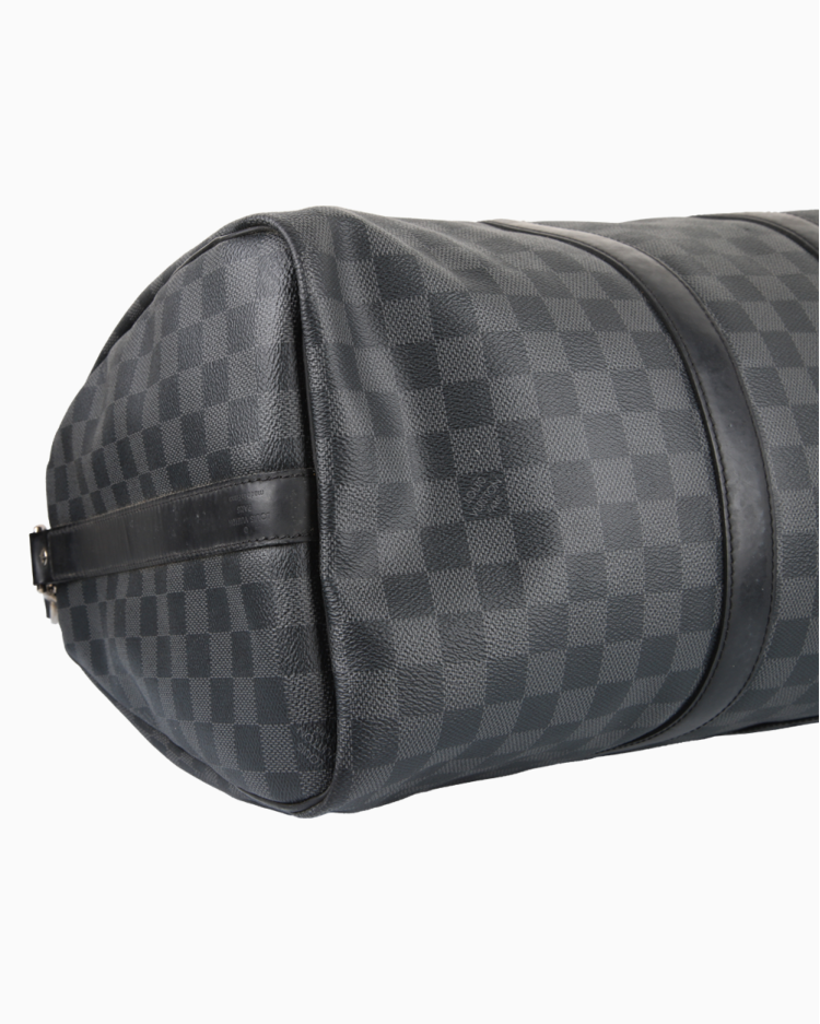 Mala Louis Vuitton Original Keepall Bandoulière 45 Damier Graphite