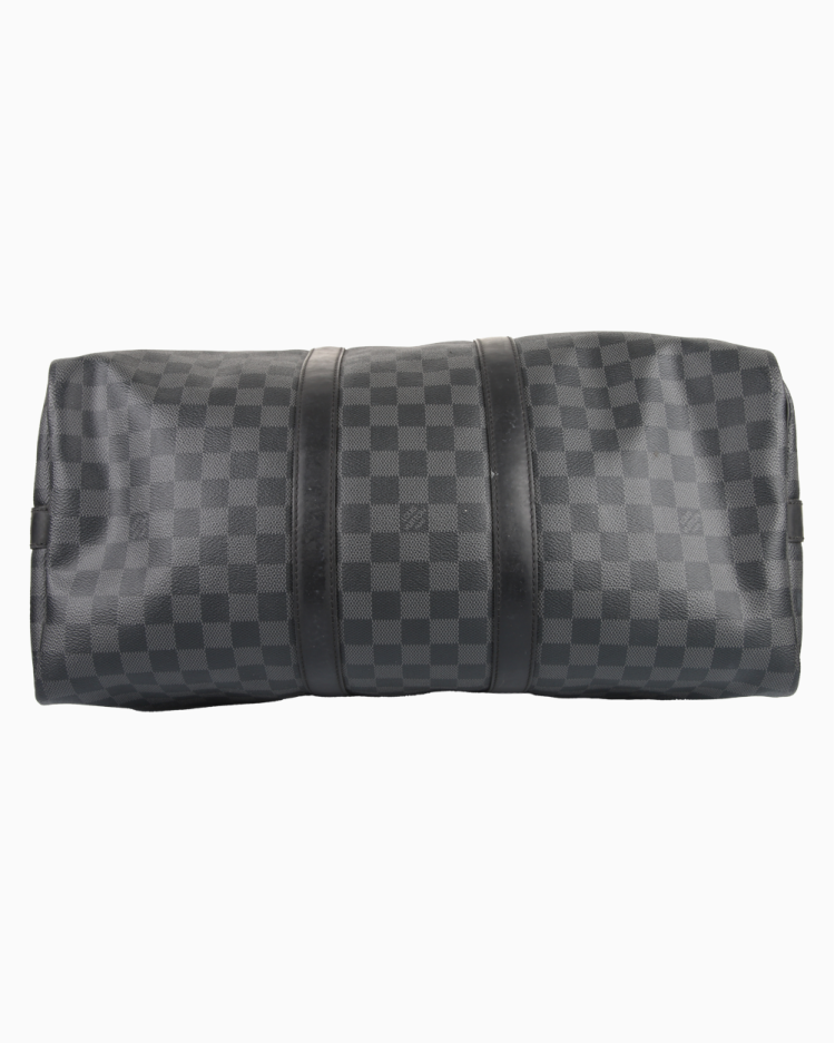 Mala Louis Vuitton Original Keepall Bandoulière 45 Damier Graphite