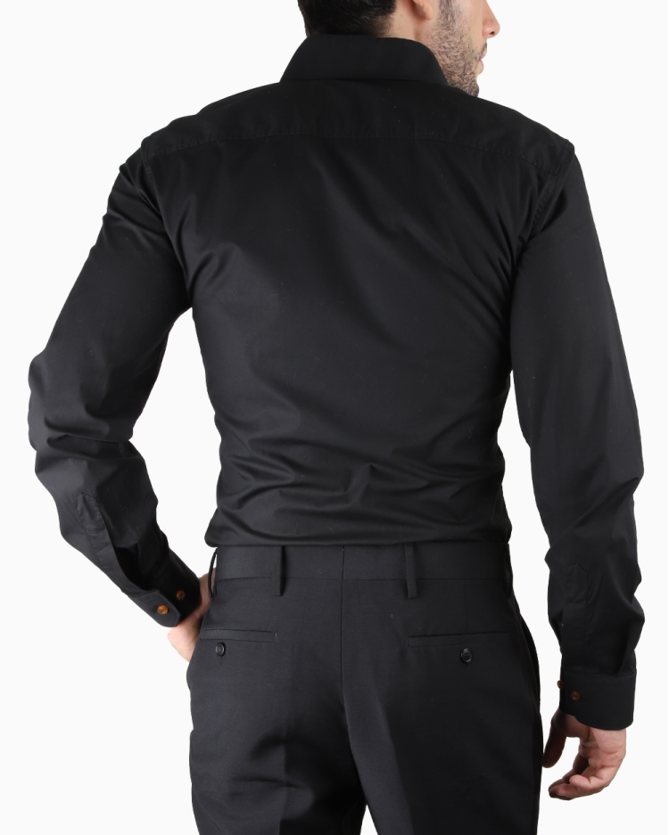 Camisa Vivienne Westwood Original Bordado Preta Masculina