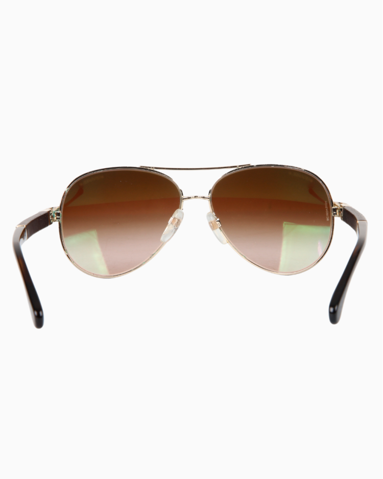 Óculos de Sol Chanel Original 4195-Q Dourado Feminino