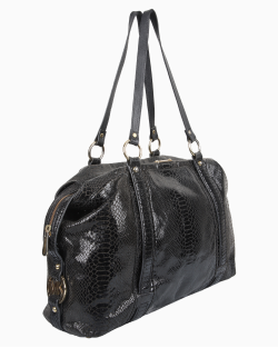 Bolsa Michael Kors Python Tote Preta