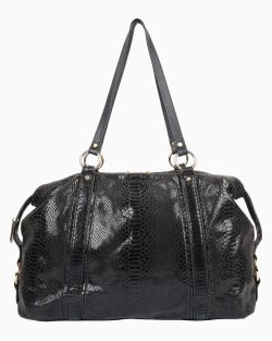Bolsa Michael Kors Python Tote Preta