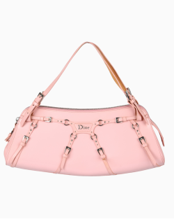 Bolsa Dior Vintage Bondage Shoulder Rosa