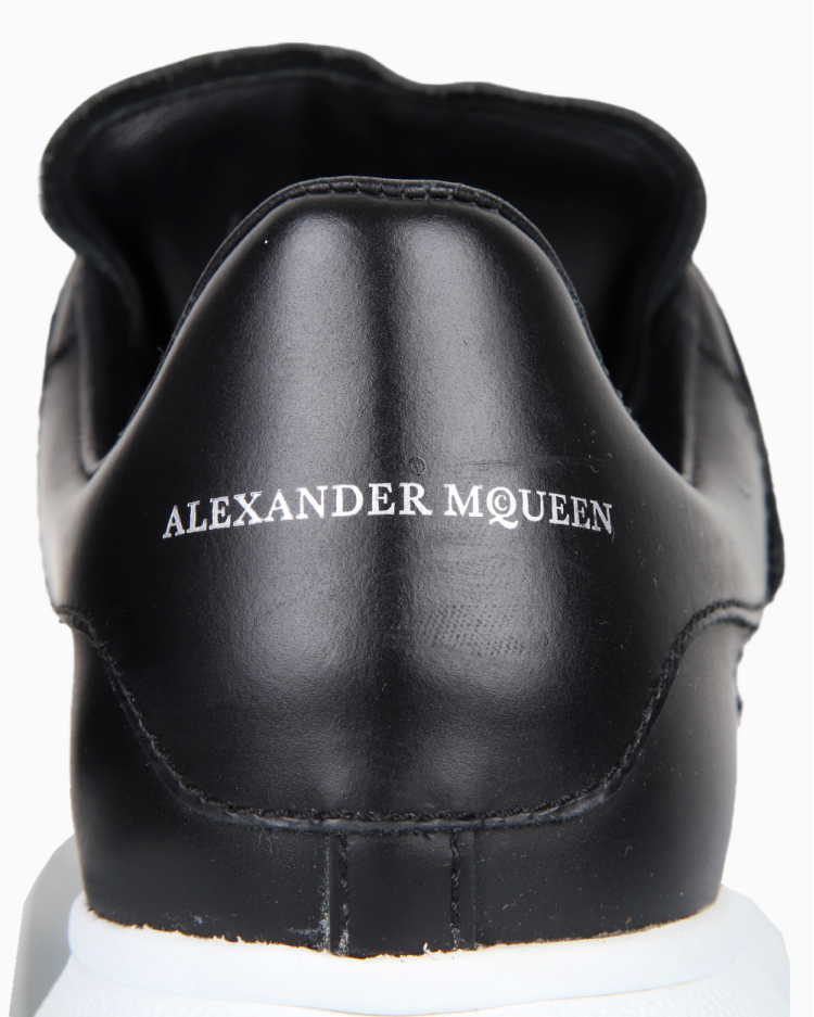 Tênis Alexander McQueen Original Couro Preto Feminino