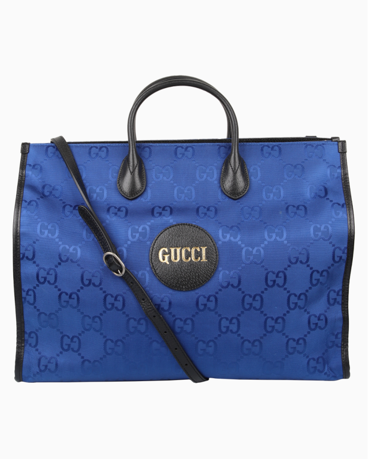 Bolsa Gucci Original Off The Grid Tote Azul Feminina