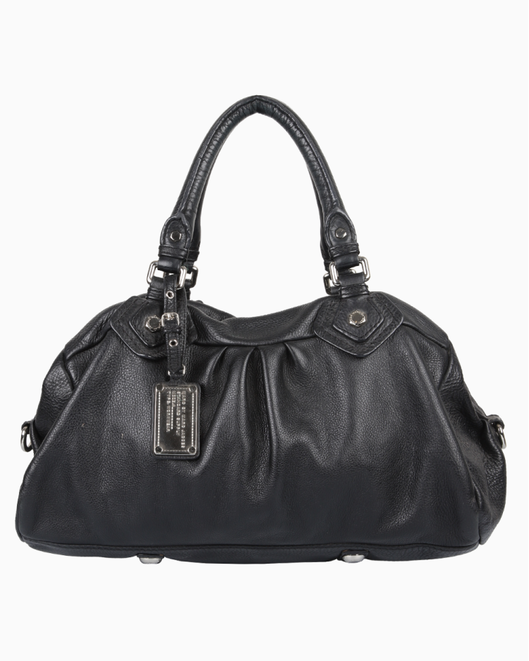 Bolsa Marc by Marc Jacobs Original Q Baby Couro Preta Feminina