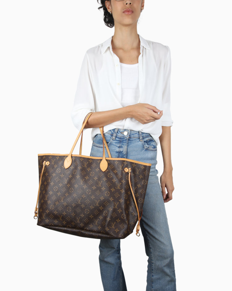 Bolsa Louis Vuitton Original Neverfull GM Canvas Monograma Feminina
