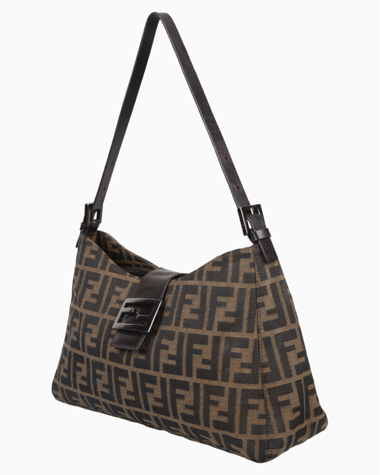 Bolsa Fendi Original Vintage Zucca Shoulder Monograma Feminino