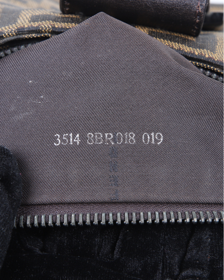 Bolsa Fendi Original Vintage Zucca Shoulder Monograma Feminino