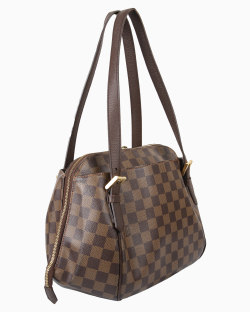 Bolsa Louis Vuitton Vintage Belem MM Damier Ébenè