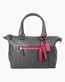 Bolsa Coach Legacy Molly Couro Cinza