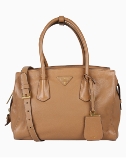 Bolsa Prada Couro Caramelo