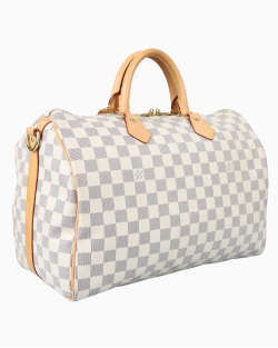 Bolsa Louis Vuitton Speedy Bandoulière 35 Damier Azur