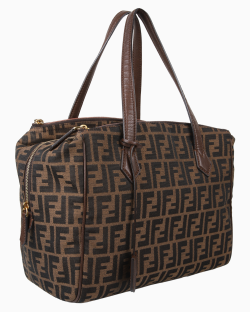 Bolsa Fendi Bowling Zucca Canvas Monograma