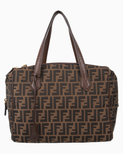 Bolsa Fendi Bowling Zucca Canvas Monograma