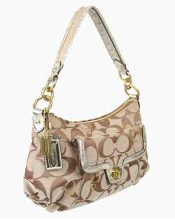 Bolsa Coach Vintage Canvas Shouder Monograma