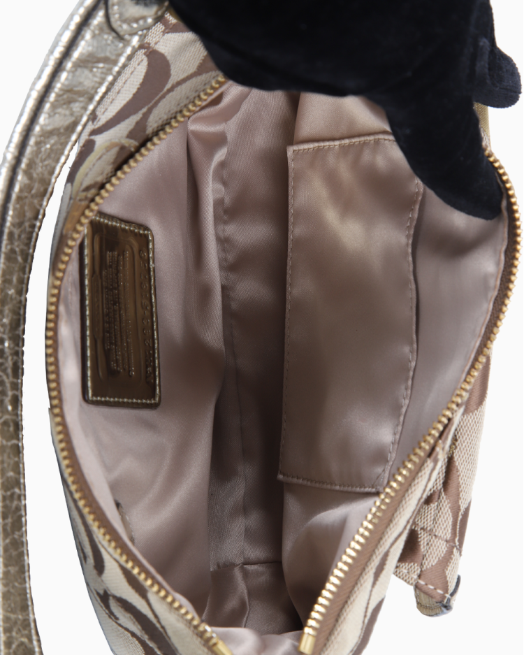 Bolsa Coach Original Vintage Canvas Shouder Monograma Feminina