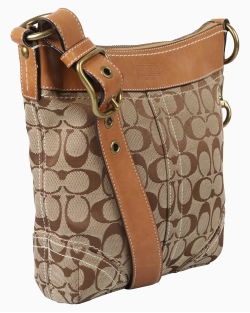 Bolsa Coach Vintage Messenger Canvas Monograma