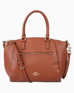 Bolsa Coach Elise Caramelo