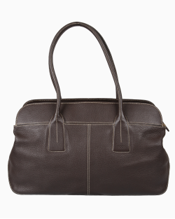 Bolsa TOD's Vintage D-Bag Shoulder Couro Marrom