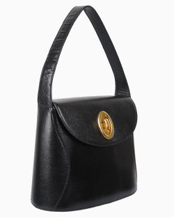 Bolsa Christian Dior Vintage Couro Preta