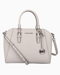 Bolsa Michael Kors Ciara Couro Cinza