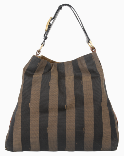 Bolsa Fendi Pequin Hobo Listrada