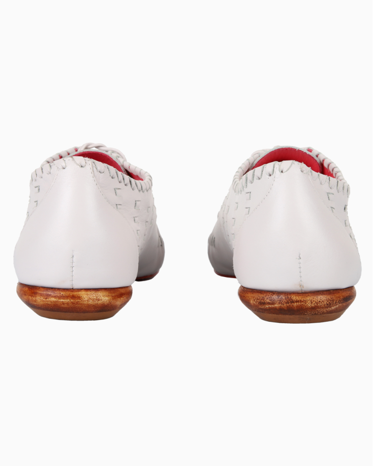 Sapato Zeferino Original Oxford Trama Cinza Feminino