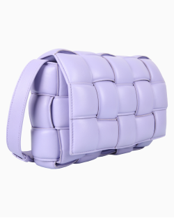 Bolsa Bottega Veneta Padded Cassete Lilás