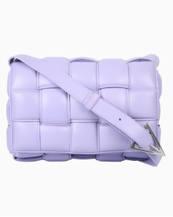 Bolsa Bottega Veneta Padded Cassete Lilás