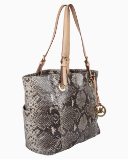 Bolsa Michael Kors Aria Python Tote Animal Print