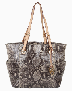 Bolsa Michael Kors Aria Python Tote Animal Print