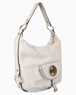 Bolsa Michael Kors Hobo Off White