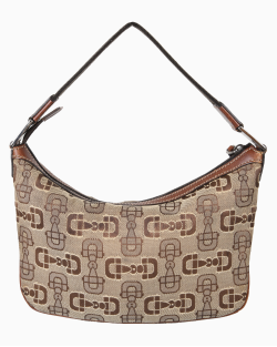 Bolsa Gucci Vintage Horsebit Hobo Bege