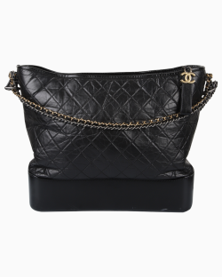 Bolsa Chanel Gabrielle Hobo Grande Preta