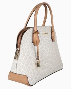 Bolsa Michael Kors Veronica Satchel Canvas Monograma