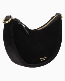 Bolsa Kate Spade Smile Chain Camurça Preta