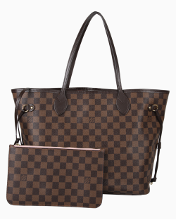 Bolsa Louis Vuitton Neverfull MM Canvas Damier Ébène