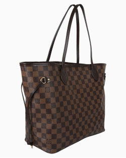Bolsa Louis Vuitton Neverfull MM Canvas Damier Ébène
