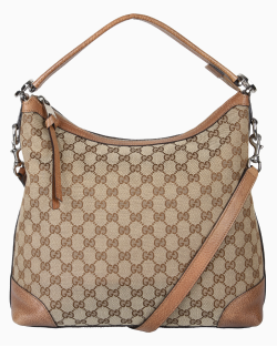 Bolsa Gucci Miss GG Canvas Marrom