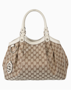 Bolsa Gucci Sukey Média Canvas GG Supreme