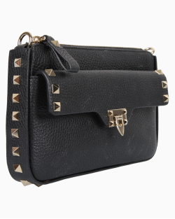 Bolsa Valentino Mini Rockstud Preta