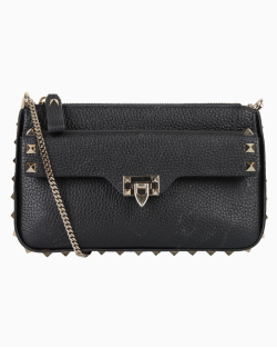Bolsa Valentino Mini Rockstud Preta