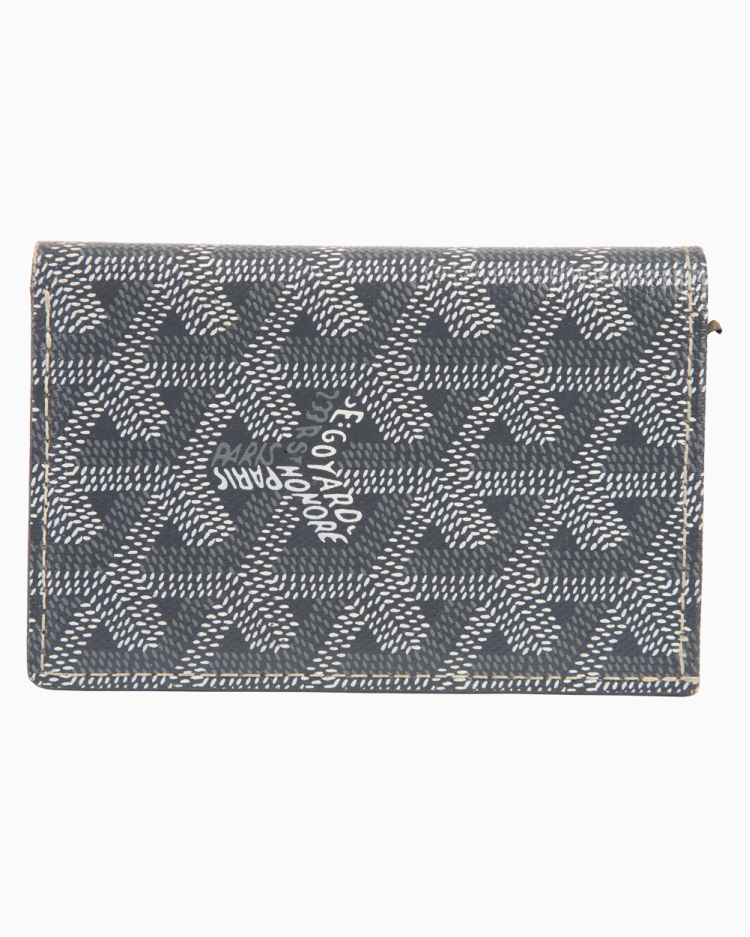 Porta Cartão Goyard Original Cinza Feminino