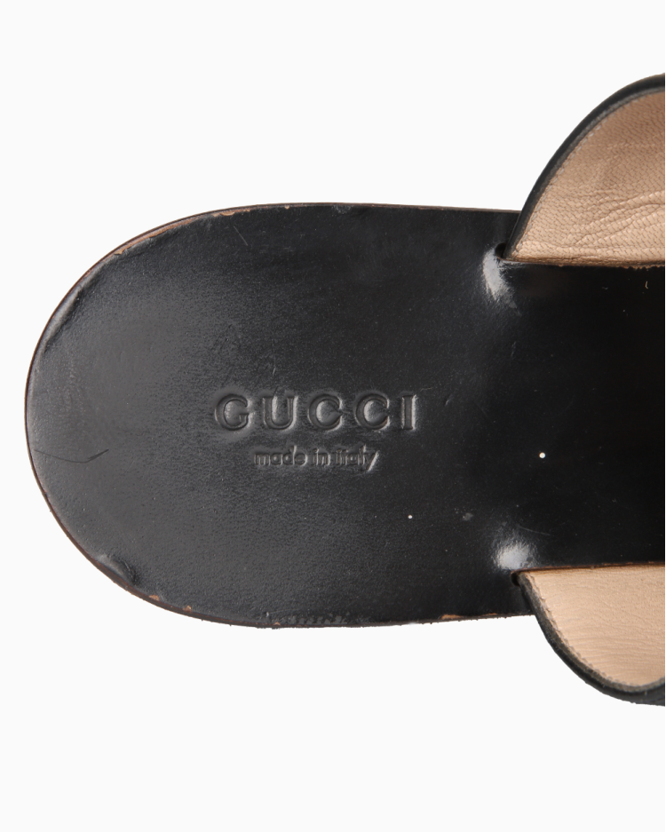 GUCCI3500Ｌレディース Sandália Gucci e Adidas Plataforma Rosa | Brechó de luxo