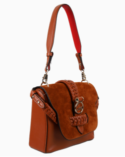 Bolsa Louboutin Rubylou Small Caramelo